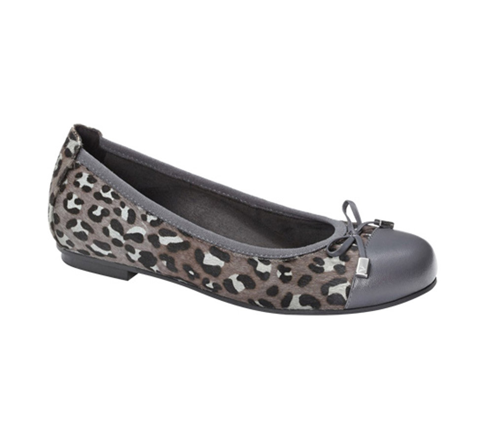 Ballet Coupon Vionic Vionic Women's Spark Minna Ballet Flat Grey