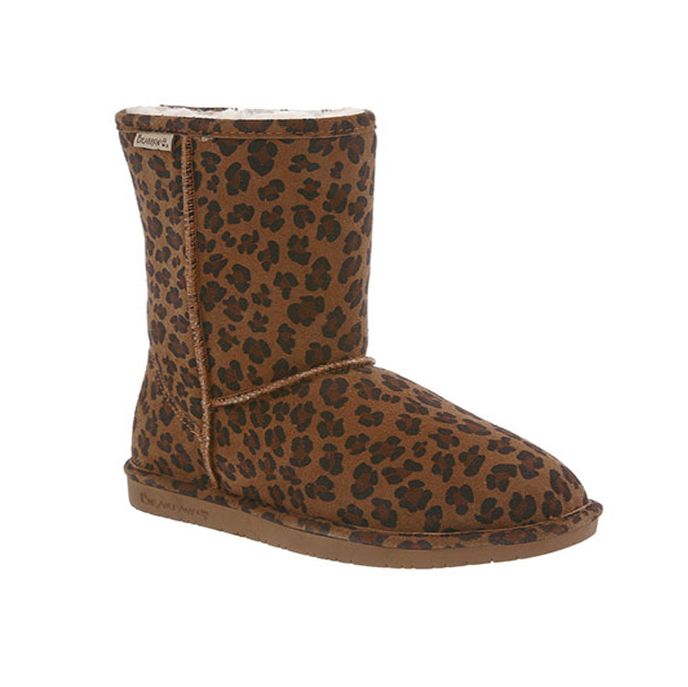 Bearpaw Women's Emma Short Boot Brown Discount Bearpaw Ladies - Main Image