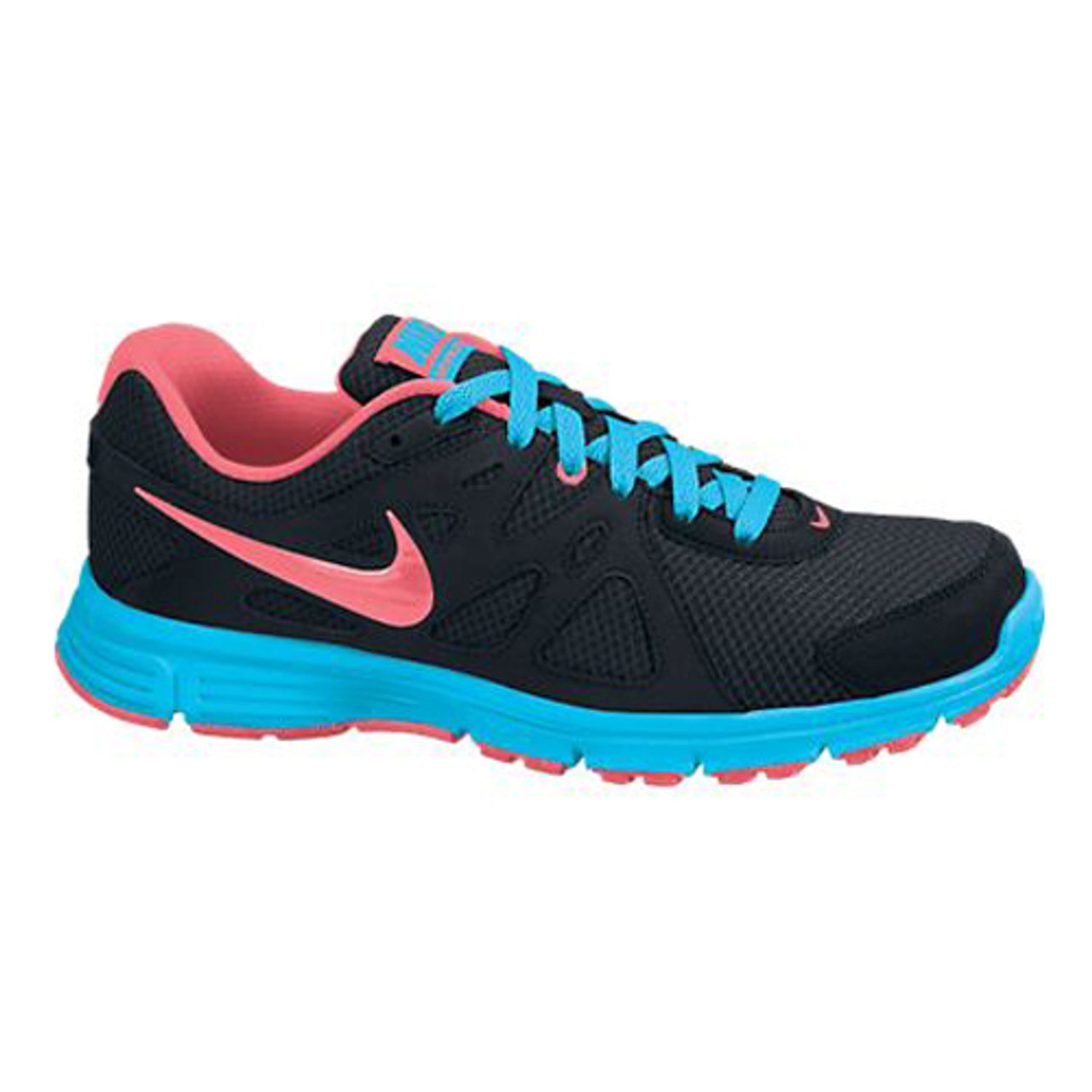 nike revolution 2 blue pink and black