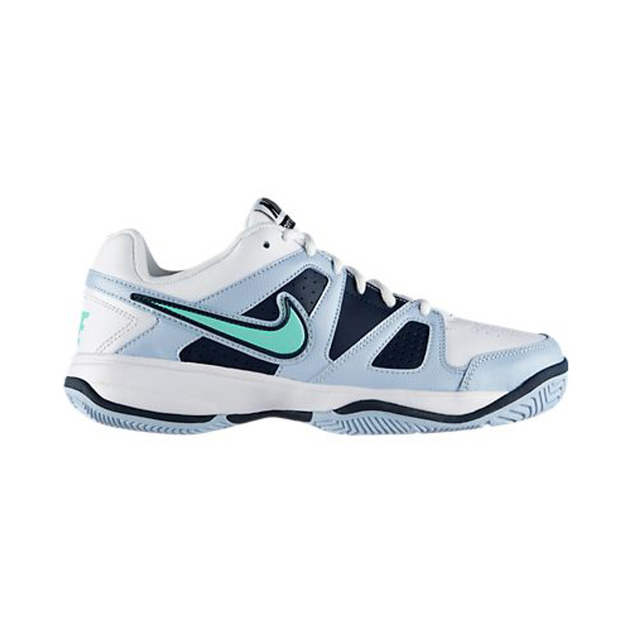 Nike City Court VII White Blue Ladies Tennis Shoes