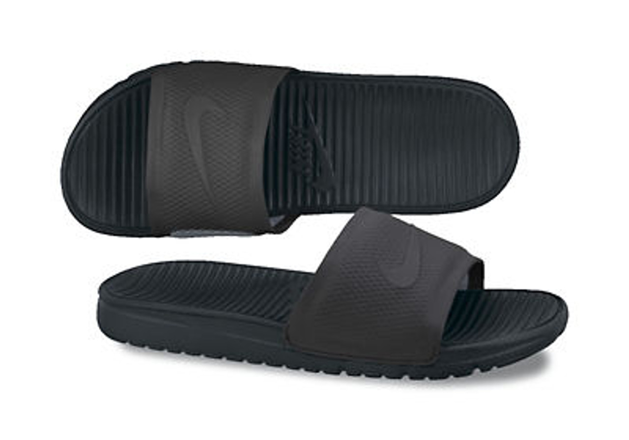 Fjendtlig Klan pave Nike Benassi Solarsoft Slide Blk/Grey - | Discount Nike Men's Sandals &  More - Shoolu.com | Shoolu.com