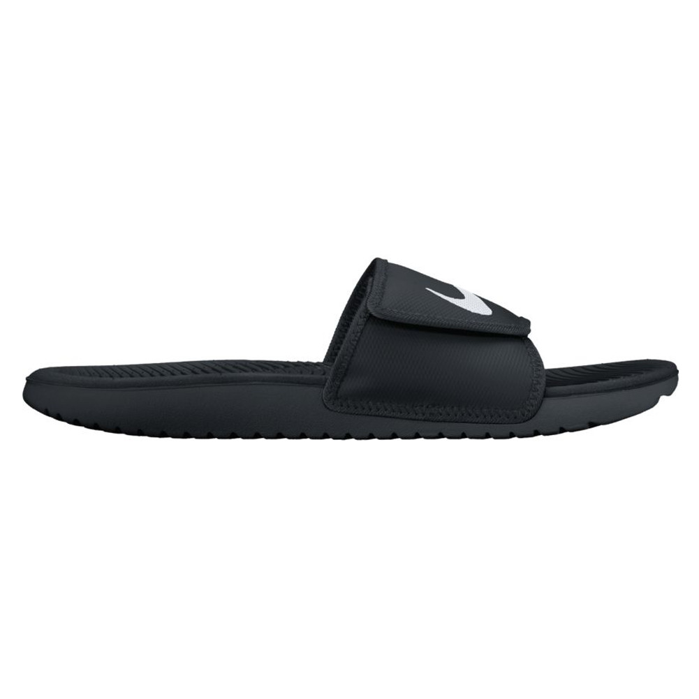 Nike Men's Kawa Adjust Slide Sandal Black Discount Nike Men's