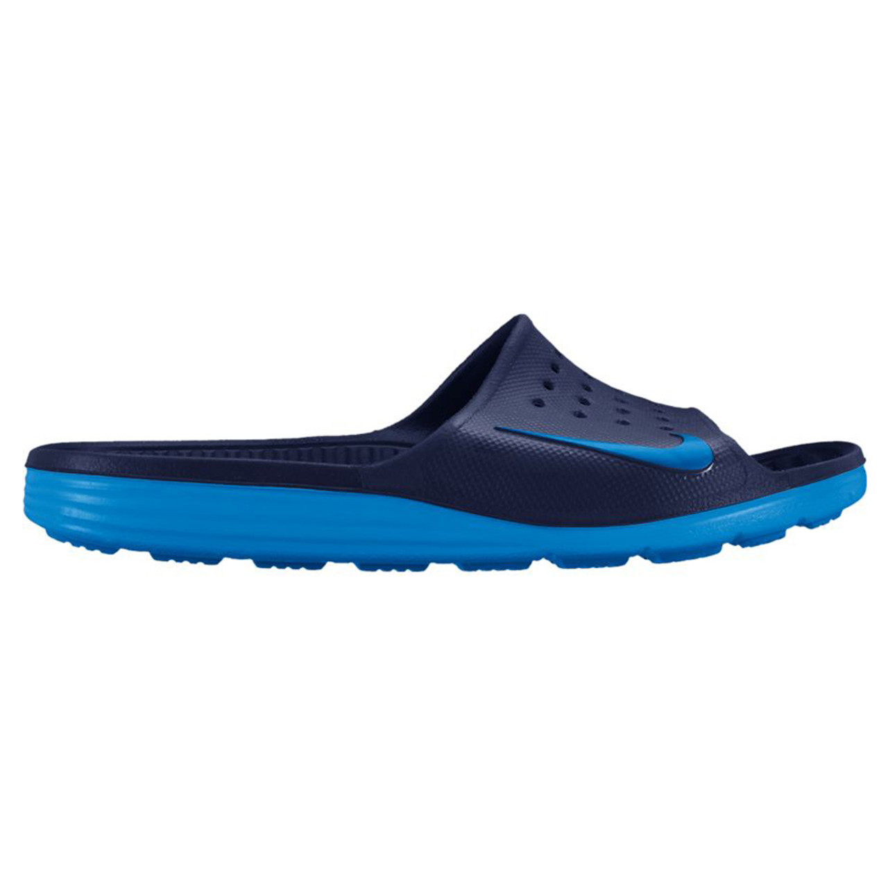 evne lunge Forslag Nike Men's Solarsoft Sandal - Blue | Discount Nike Men's Sandals & More -  Shoolu.com | Shoolu.com