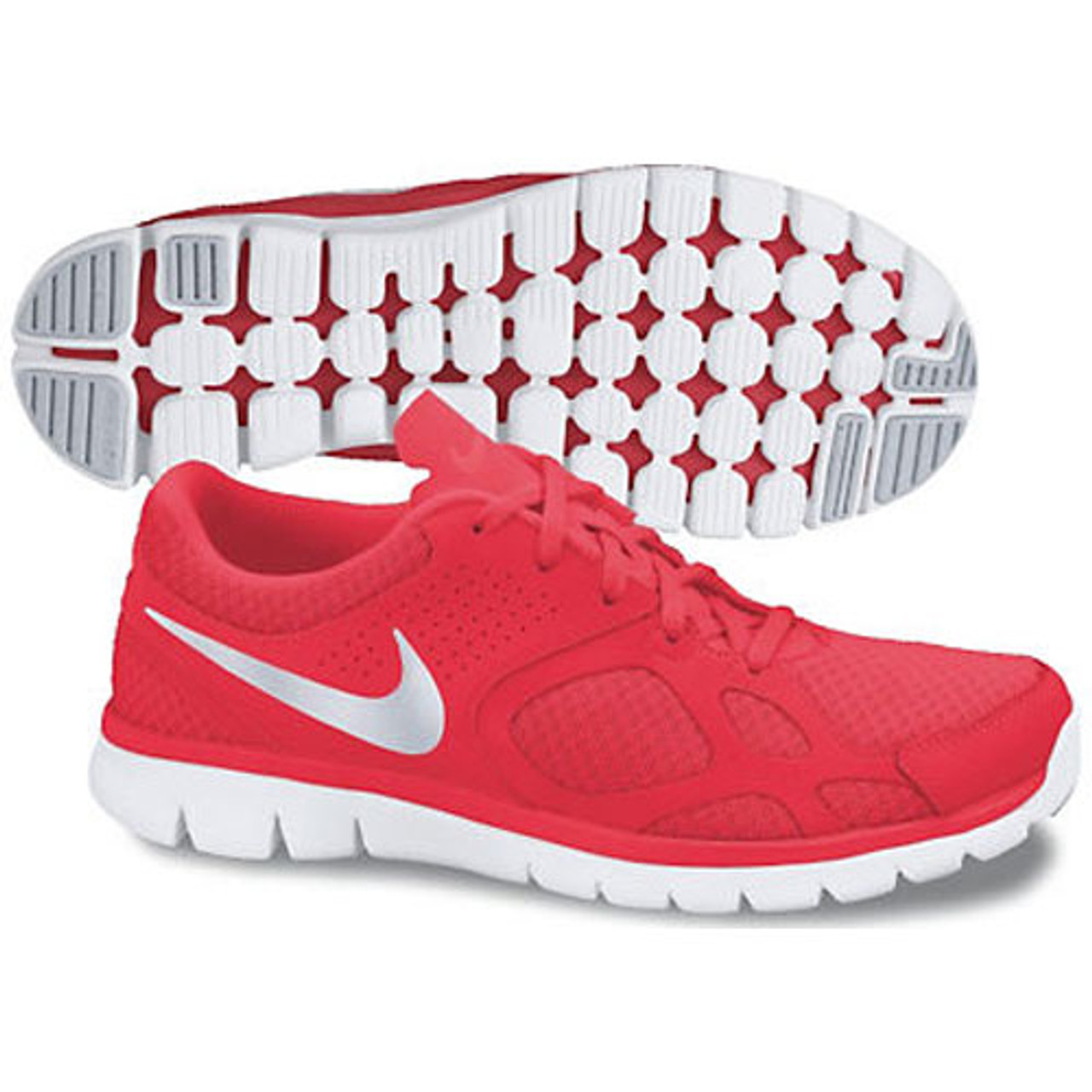 Nike Flex 2012 Run Red/White - | Discount Ladies Athletic & More - Shoolu.com Shoolu.com