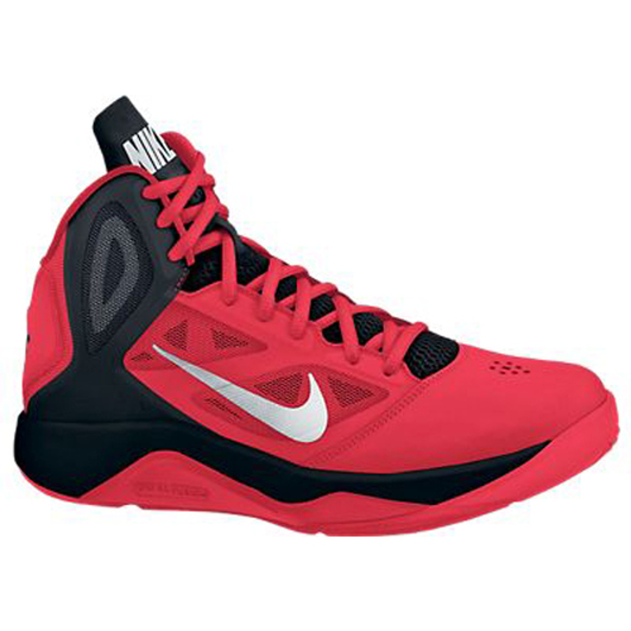 New Nike Dual Fusion BB II Red Black Mens Basketball Shoes