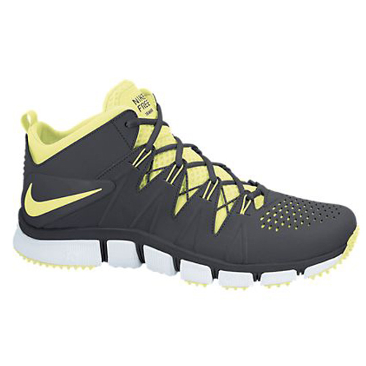 nike grey and yellow trainers