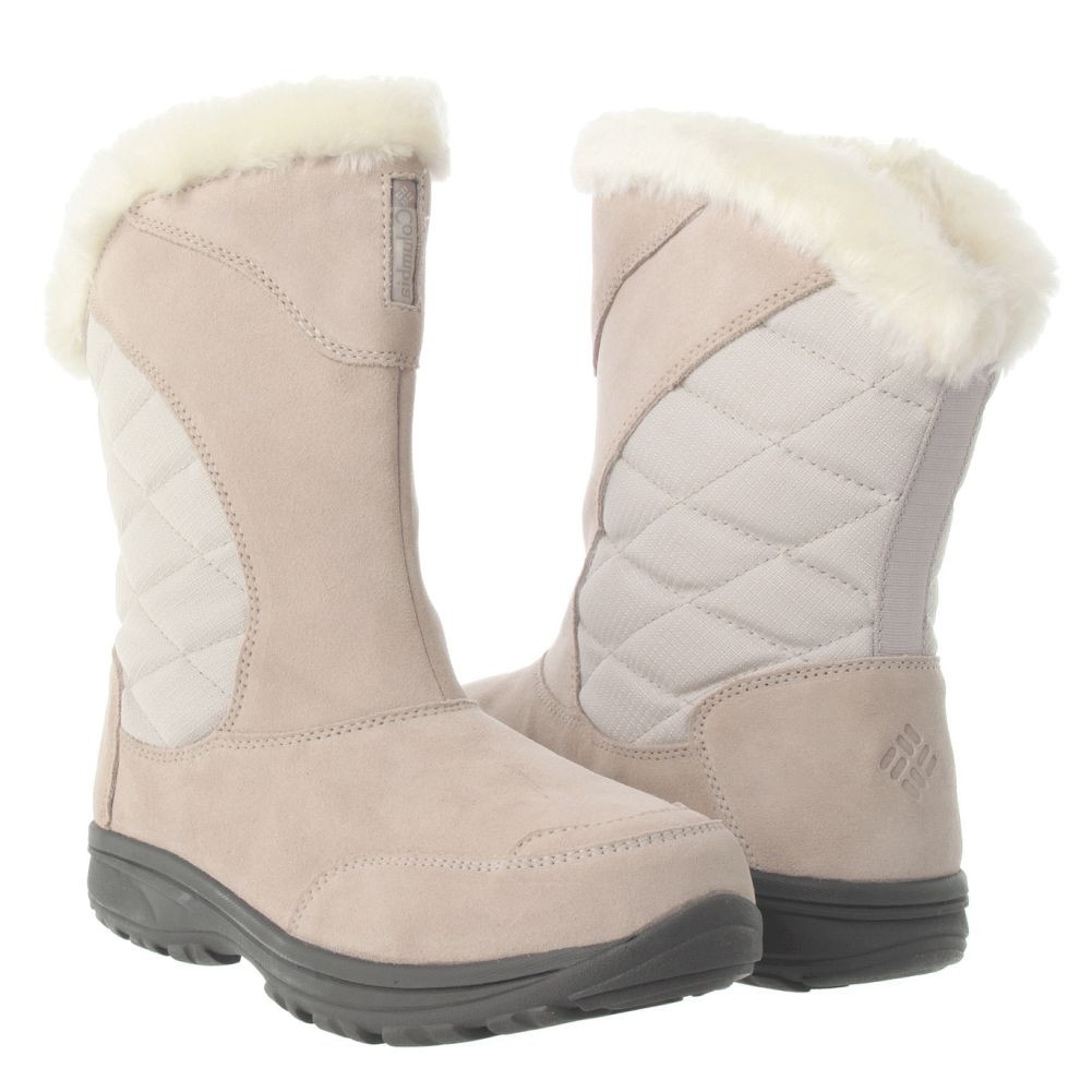 Columbia Ice Maiden Slip Fawn/Stardust Ladies Winter Boots