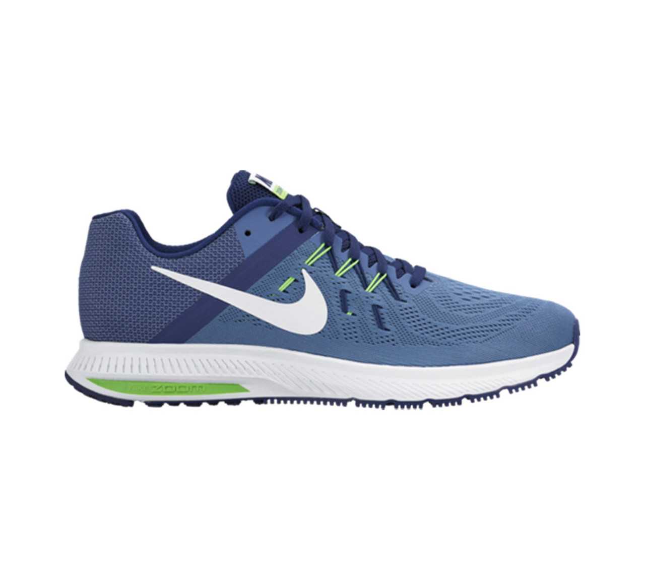 Nike Men's Zoom Winflo 2 Running Shoe - Blue | Discount Men's Athletic & More - Shoolu.com | Shoolu.com
