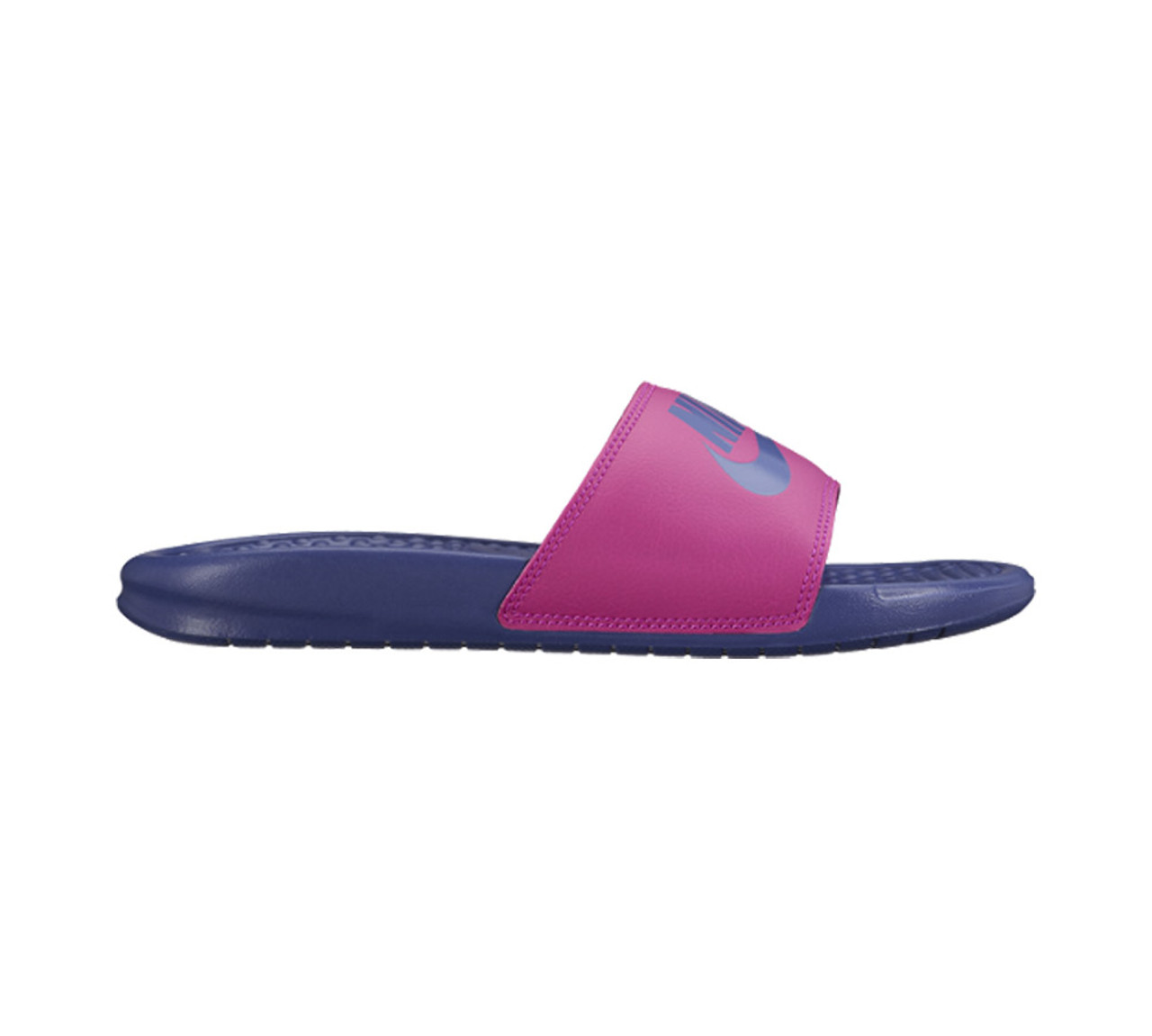 nike slides purple