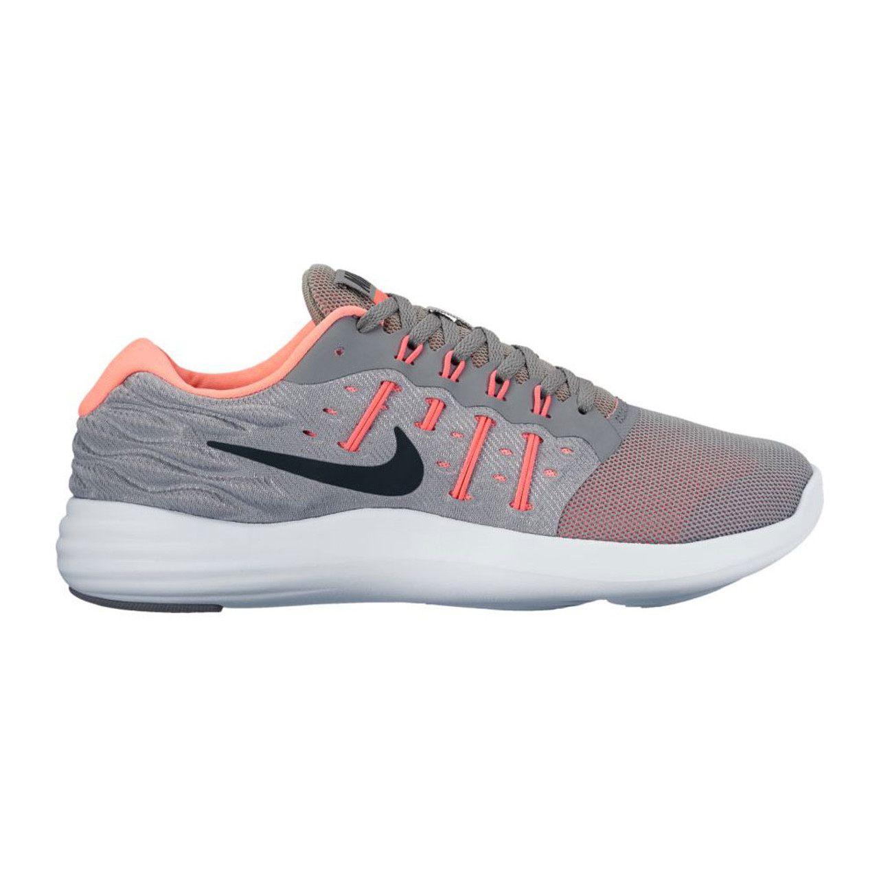Nike Women's Lunarstelos Running Shoe - Grey Discount Nike Ladies Athletic & More - | Shoolu.com