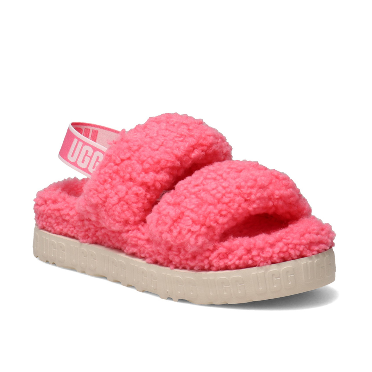 UGG Women's Oh Fluffita Slide Sandal Pink Rose