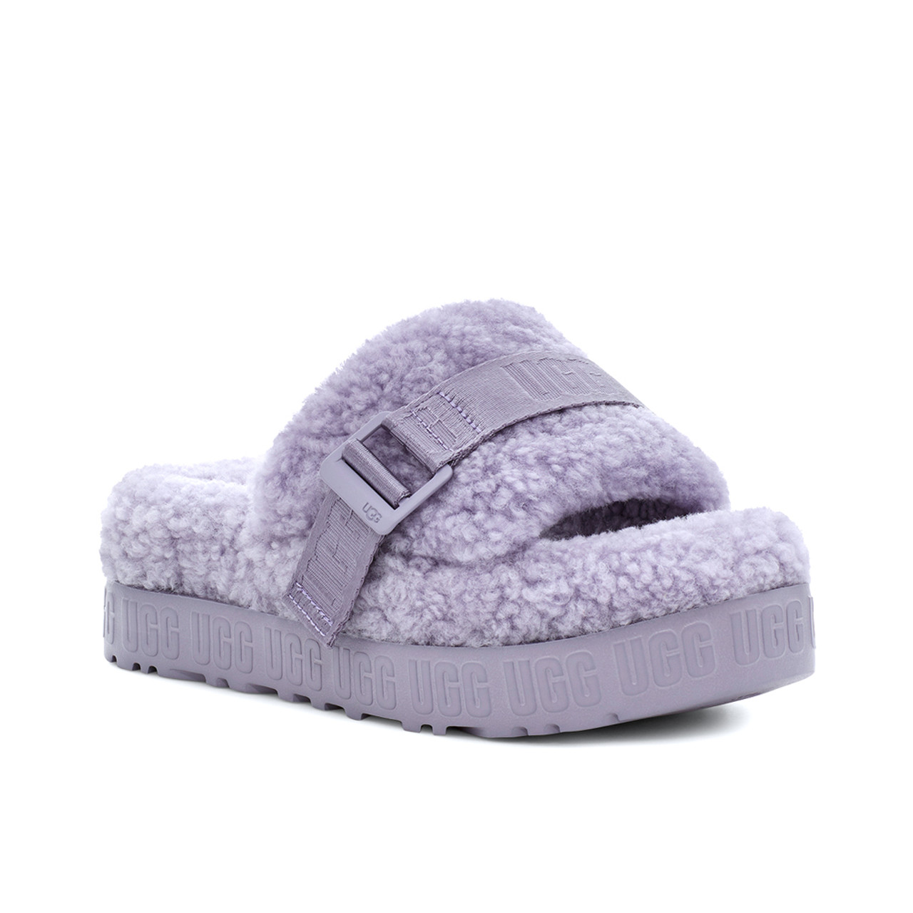 UGG Women s Fluffita Slide Sandal Purple Discount UGG Ladies