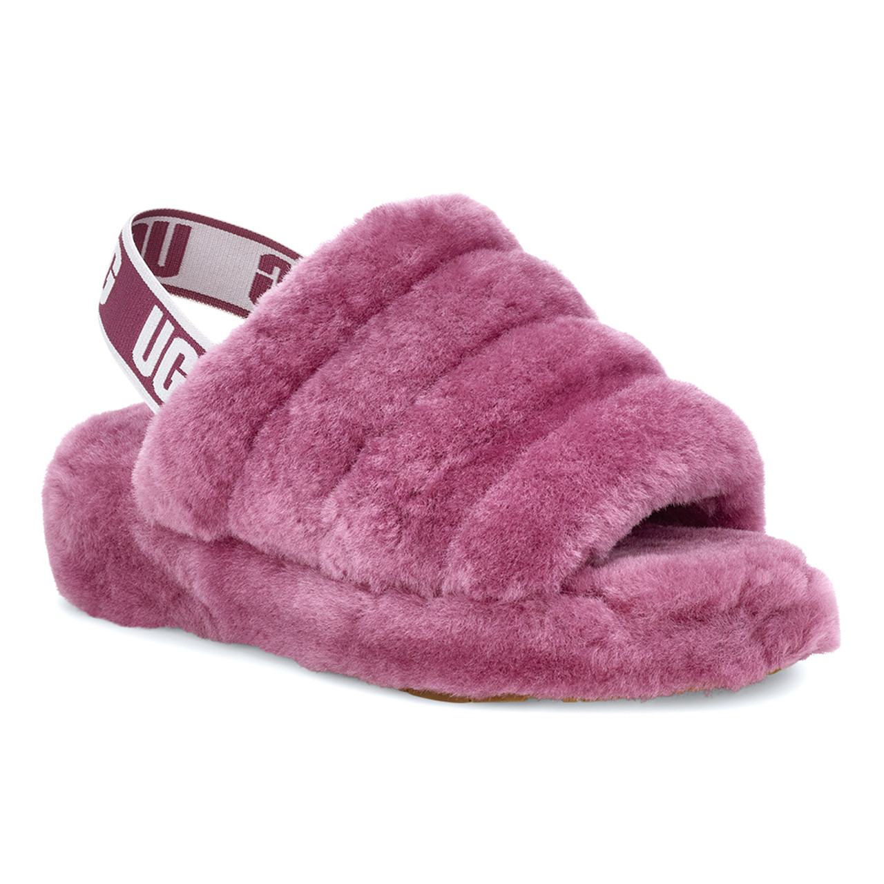 UGG Women s Fluff Yeah Slide Sandal Purple Discount UGG Ladies