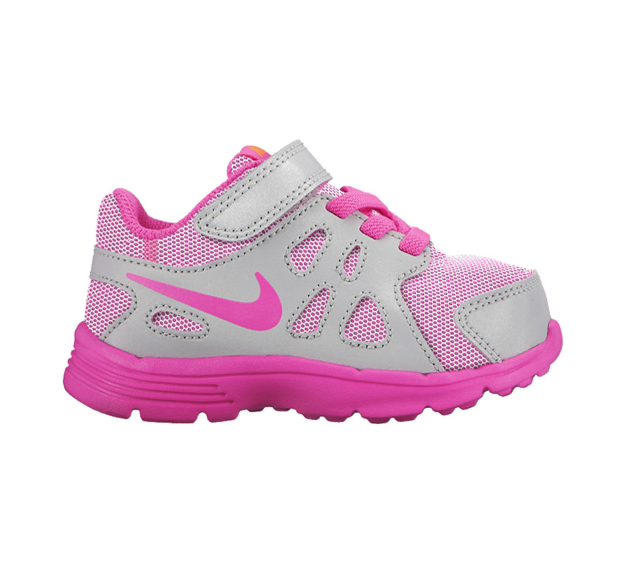 Fuera de borda galope Registro Nike Baby Girl's Revolution 2 Athletic Shoe - Grey | Discount Nike  Childrens Athletic & More - Shoolu.com | Shoolu.com