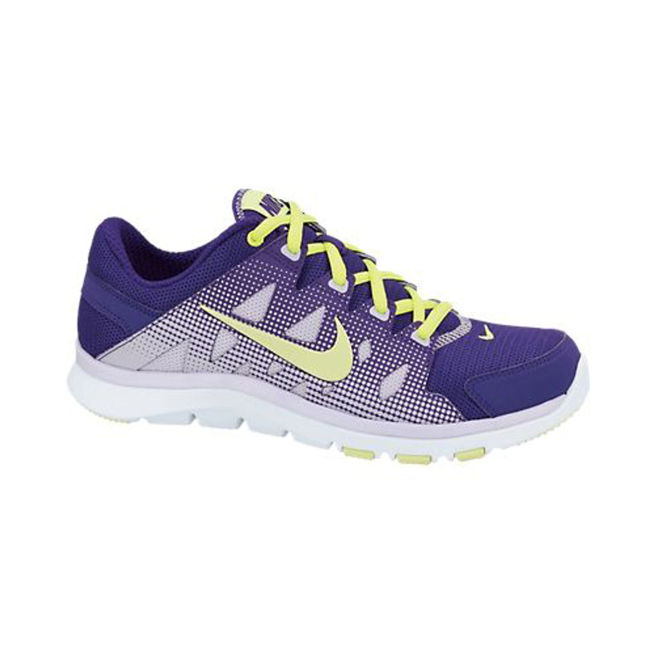 Nike Flex Supreme TR Purple/Volt Ladies Trainers Electro Purple/Violet Frost/White/Volt | Discount Nike Ladies Athletic & More - Shoolu.com | Shoolu.com