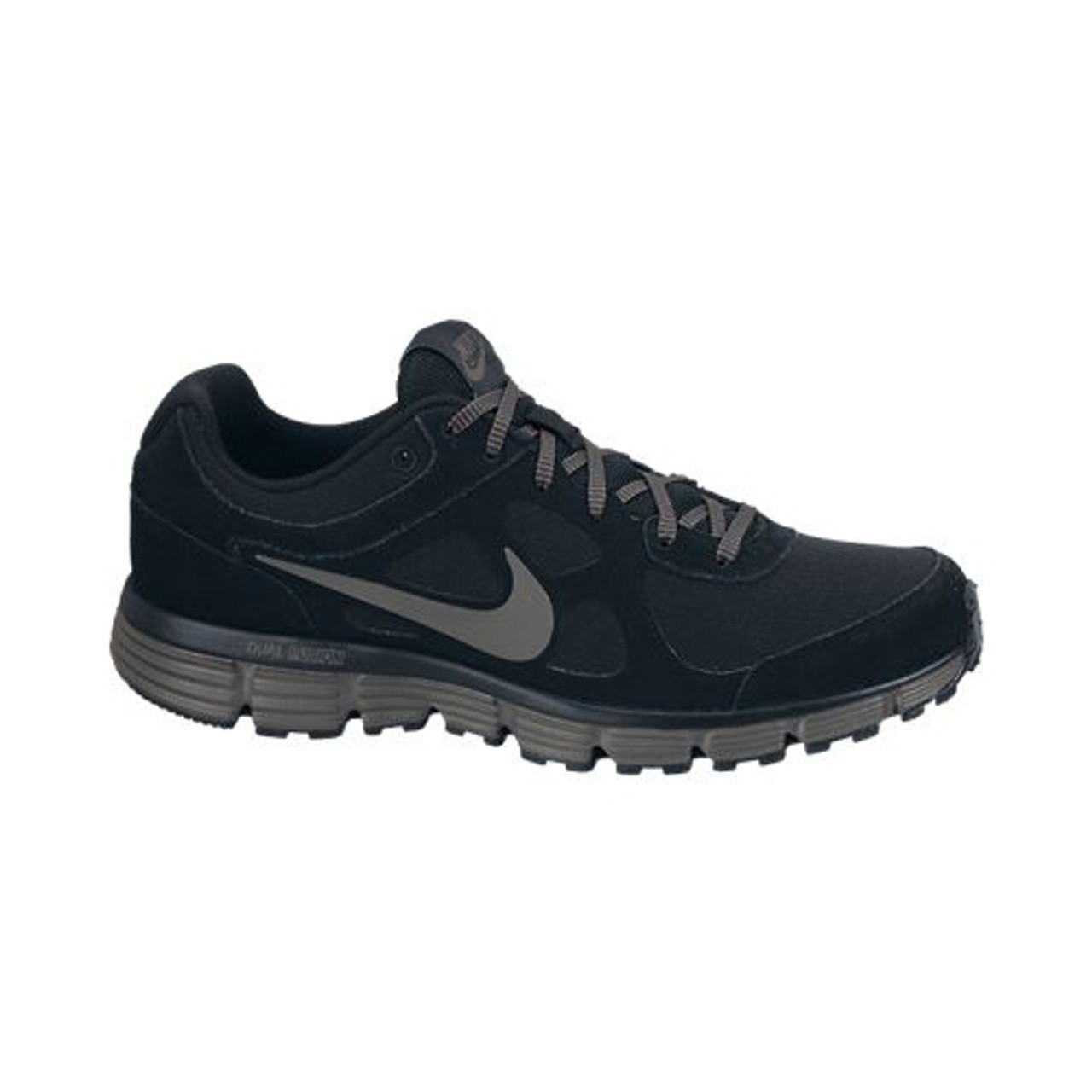 Nike Dual Fusion Forever Black/Grey Running Shoes - Black/Dark Grey | Discount Nike Men's Athletic & More - Shoolu.com | Shoolu.com