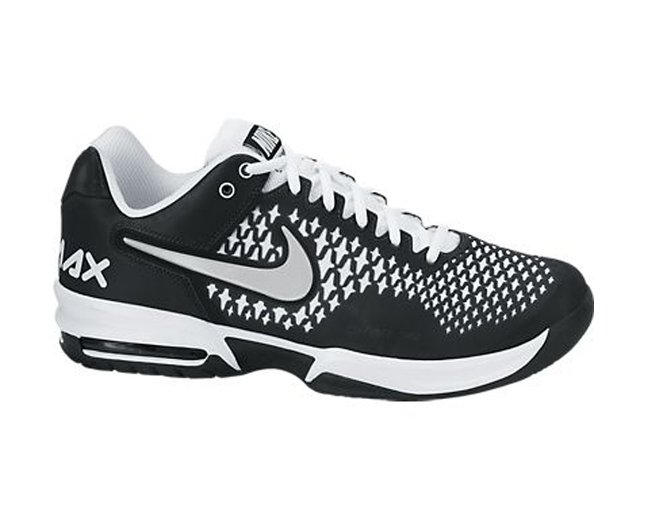 Permanece agitación Pasteles Nike Men's Air Max Cage Tennis Shoes - Black | Discount Nike Men's Athletic  & More - Shoolu.com | Shoolu.com