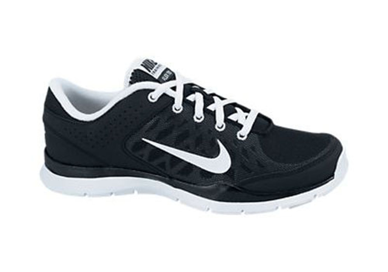 Nike Flex Trainer 3 Trainer Black/White Ladies Athletic Shoes - | Nike Ladies Athletic & More - Shoolu.com | Shoolu.com