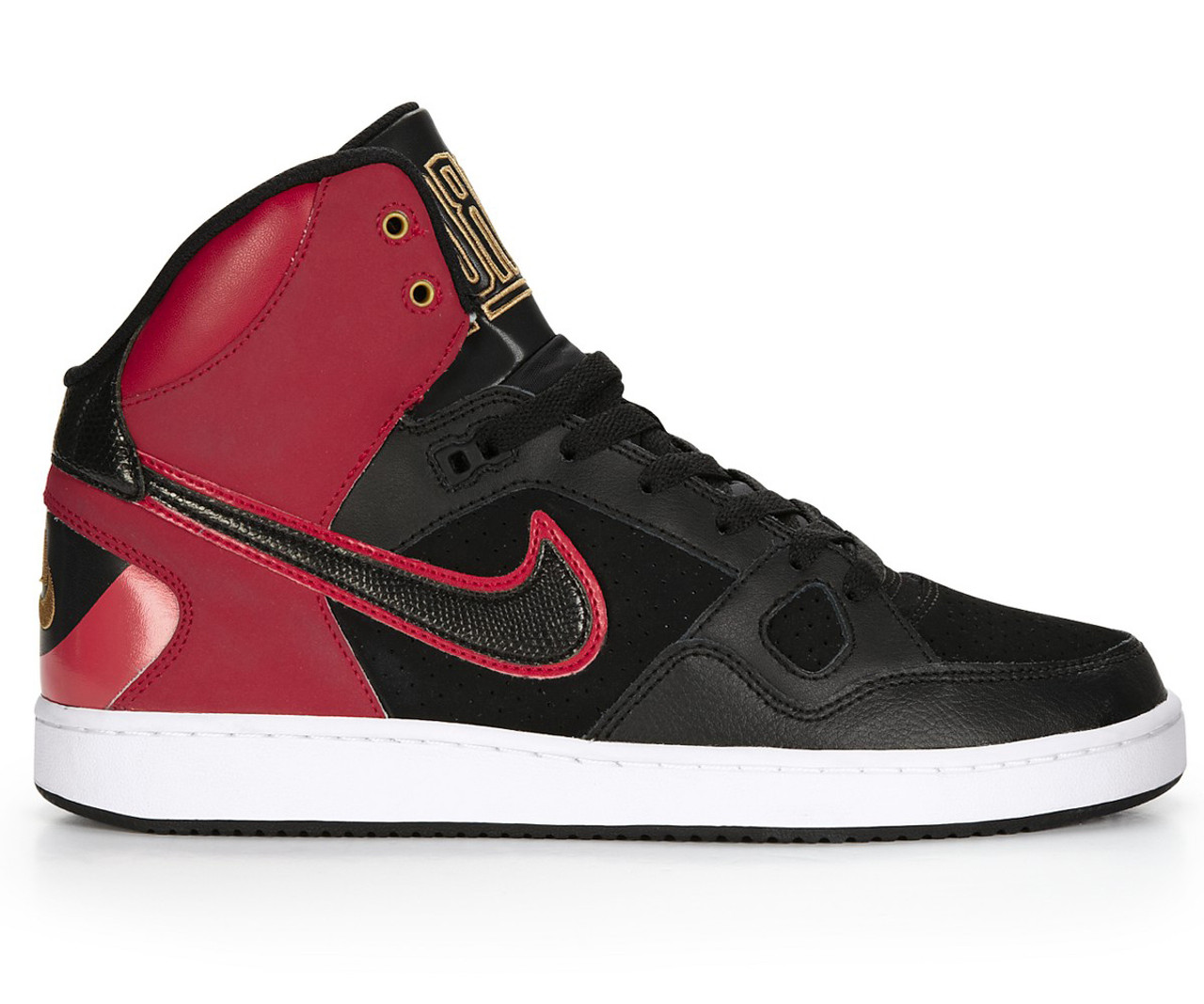 nike son of force mid red black