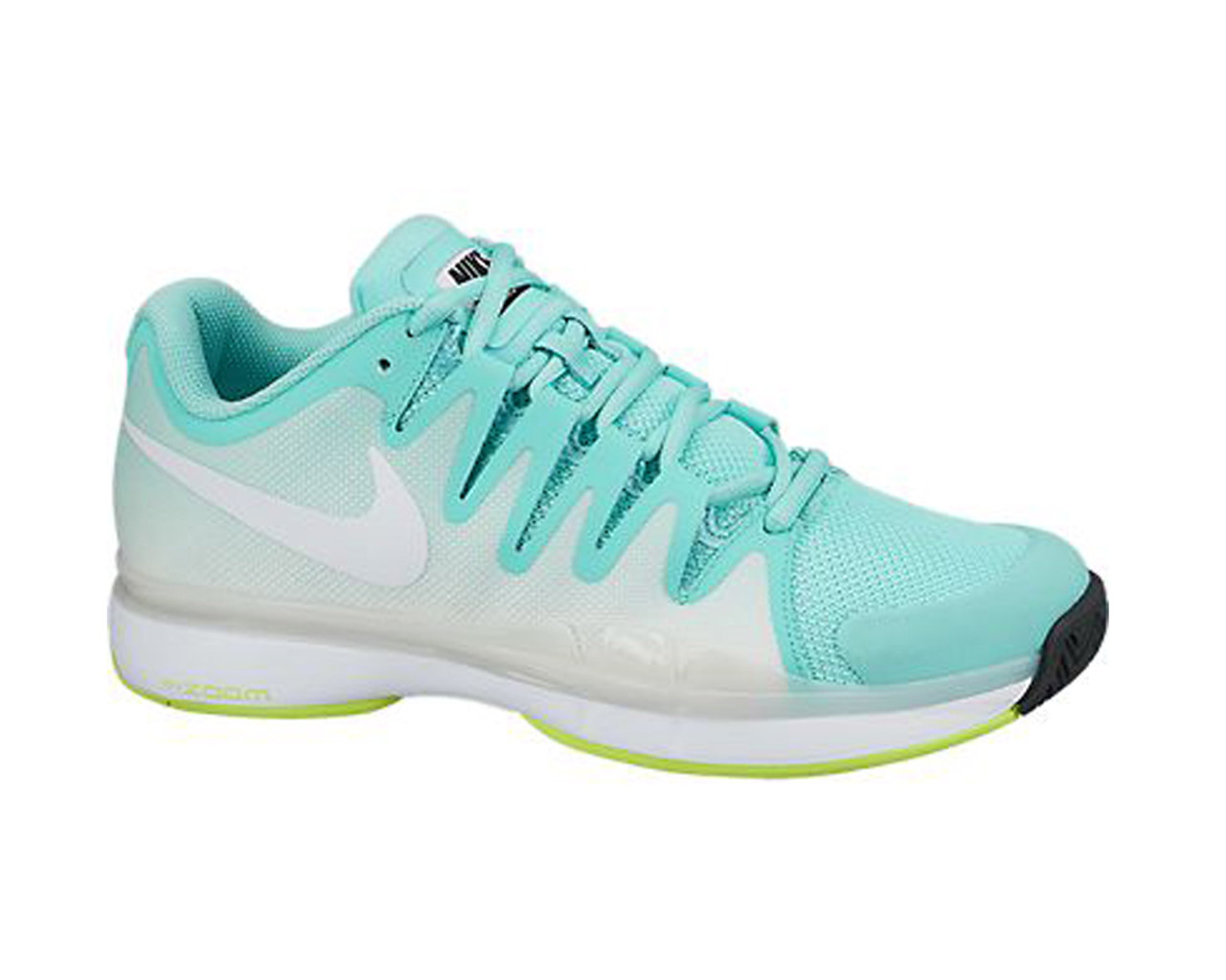 Nike Women's Zoom Vapor 9.5 Tour Tennis Shoes - Green | Discount Nike Ladies Athletic More - Shoolu.com | Shoolu.com