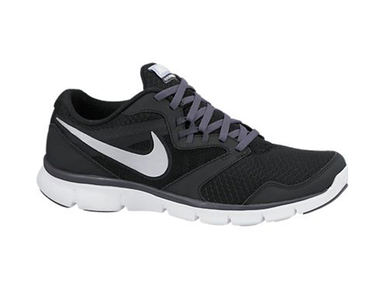 Nike Women's Flex Experience Run 3 Running Shoes - Black/Dark Grey/Metallic Silver | Discount Nike Ladies Athletic & More - Shoolu.com |