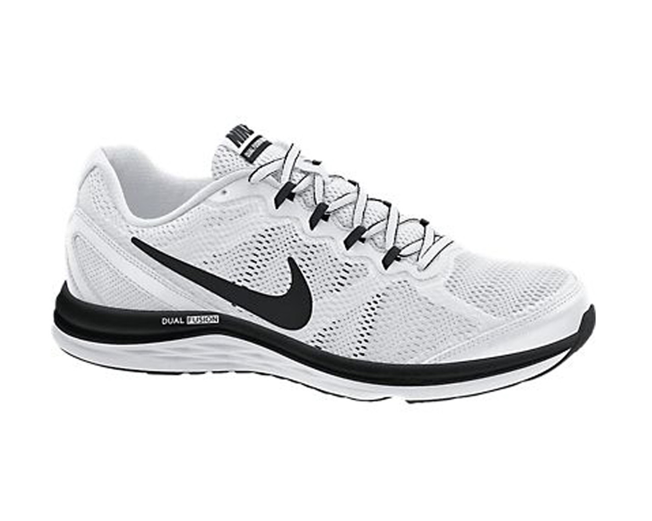 Nike Men's Dual Fusion Run Running Shoes - White | Discount Nike Men's Athletic & More - | Shoolu.com