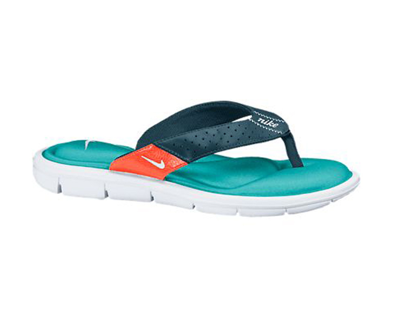 Nike Women s Comfort Thong Sandal Blue Discount Nike Ladies