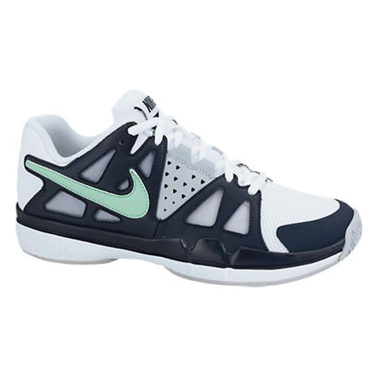 woordenboek spier zout Nike Air Vapor Advantage Wht/Navy/Green Ladies Tennis Shoes - | Discount Nike  Ladies Athletic & More - Shoolu.com | Shoolu.com