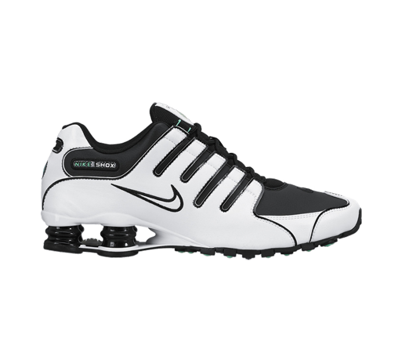 nike shox nz white black