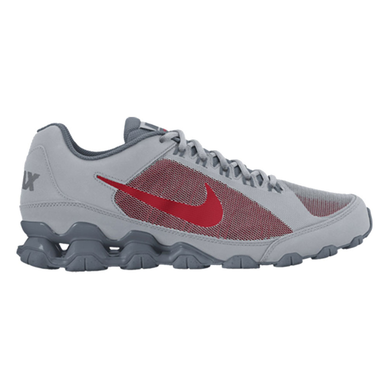 nike reax grey and red