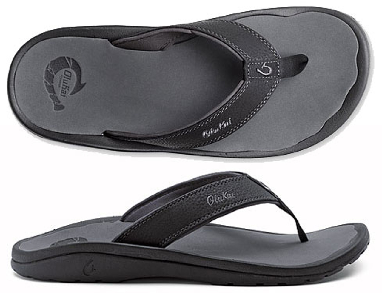 Olukai 2025 black sandals