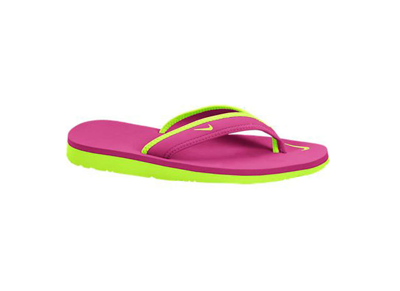 Nike Women's Celso Thong Sandals Vivid Pink/Volt