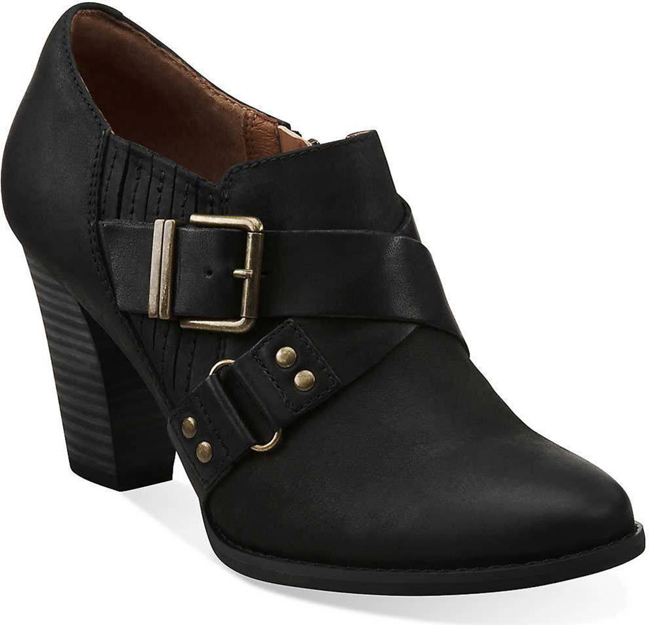 Indigo By Heath Woodlark Black Oily Ladies Dress Shoes - Black Oily | Ladies Shoes & More - Shoolu.com | Shoolu.com