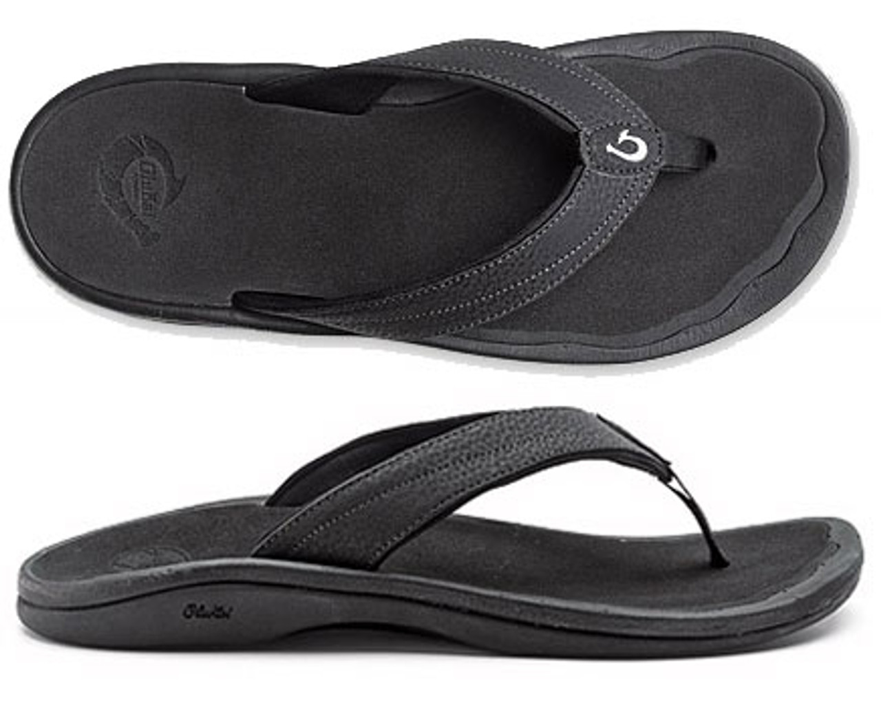 black flip flops ladies