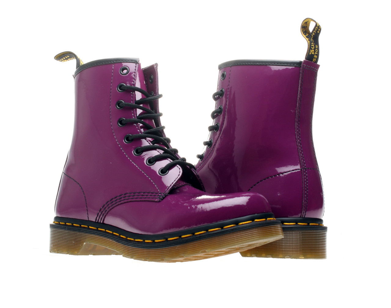 doc martens womens boots purple