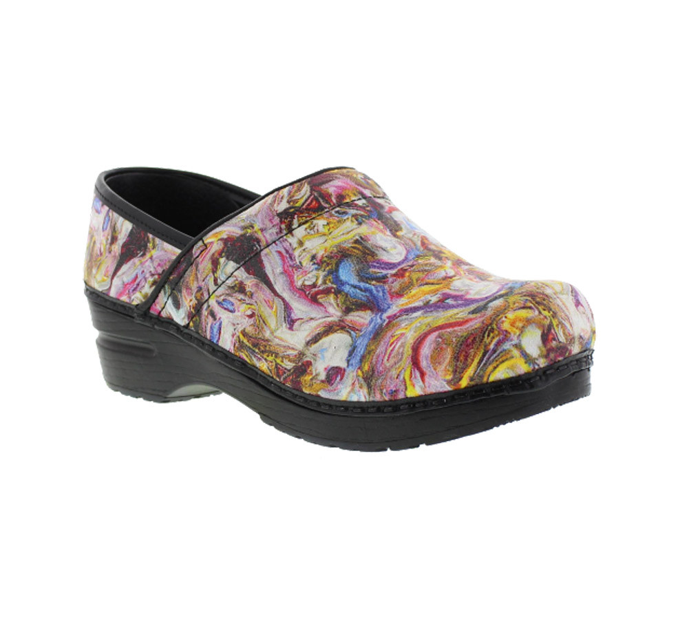sanita fabric clogs