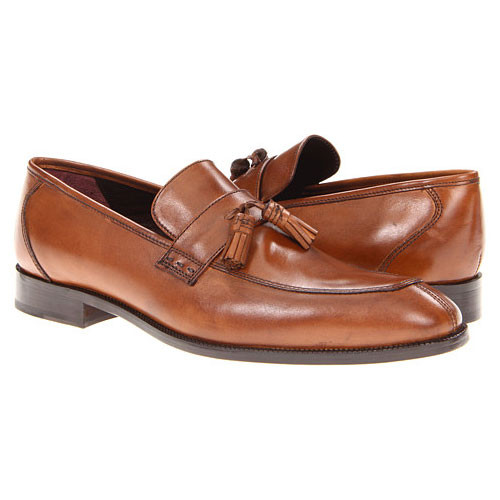 Johnston Murphy Carlock Tassel Loafer Tan Mens Dress Shoes
