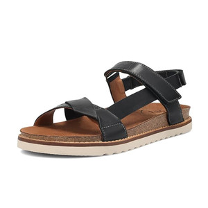 Taos Women's Sideways Sandal Black | Taos SDW 8372 BLK