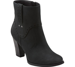 Clarks Alpine Gale Black Leather Ladies Ankle Boots | Clarks 66333 Black Leather