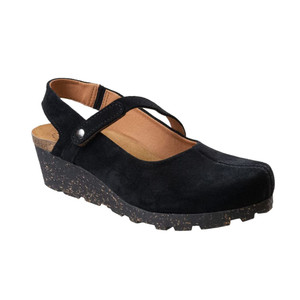 OTBT Women's Prog Mary Jane Wedge Black | OTBT Prog Black