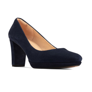 Clarks Women's Kendra Sienna Pump Navy | Clarks 55493 Navy