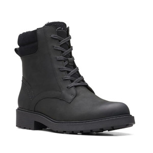 Clarks Women's Orinoco2 Spice Boot Black Lined | Clarks 67944 Black Lined