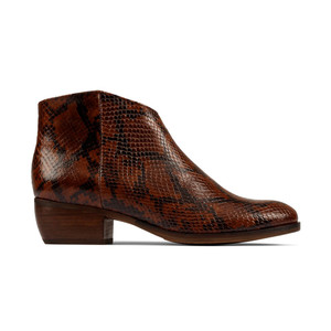 Clarks Women's Mila Myth Bootie Tan Leather Snake | Clarks 51354 Tan Leather Clarks Women's Mila Myth Bootie Tan Leather Snake | Clarks 51354 Tan Leather
