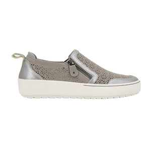 Jambu Women's July Slip On Grey/Gunmetal | Jambu J2JUL19 Grey/Gunmetal