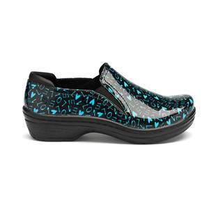 Klogs Women's Moxy Clog Blue Love Patent | Klogs Moxy Blue Love Pat