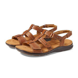 Clarks Women's Kitly Step Sandal Tan | Clarks 72012 Tan