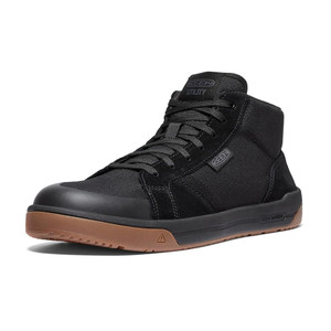 KEEN Utility Men's Kenton Mid Carbon-Fiber Toe Boot Black/Gum | KEEN 1028751 Black/Gum