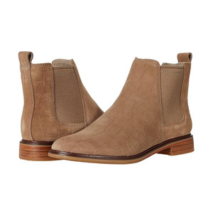 Clarks Women's Clarkdale Arlo Boot Tan Croc | Clarks 62643 Tan Croc