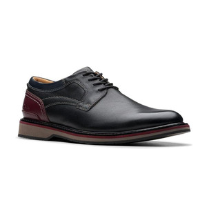 Clarks Men's Monahan Plain Oxford Black Leather | Clarks 79976 Black Leather