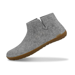 Glerups Unisex Boot Honey Rubber Sole Grey | Glerups Boot/Rubber Grey